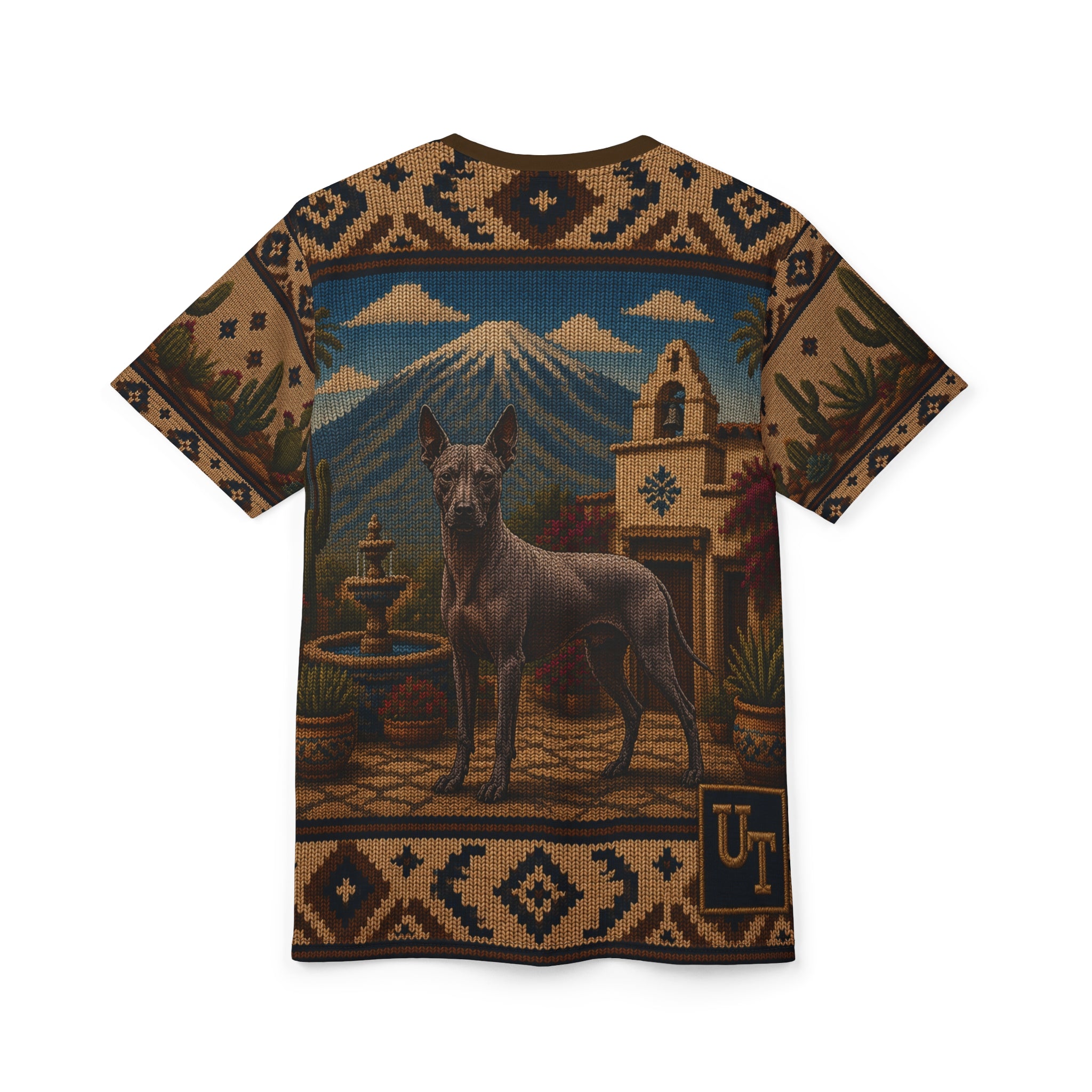 Xolo Knit-Style Ugly Sweater Tee